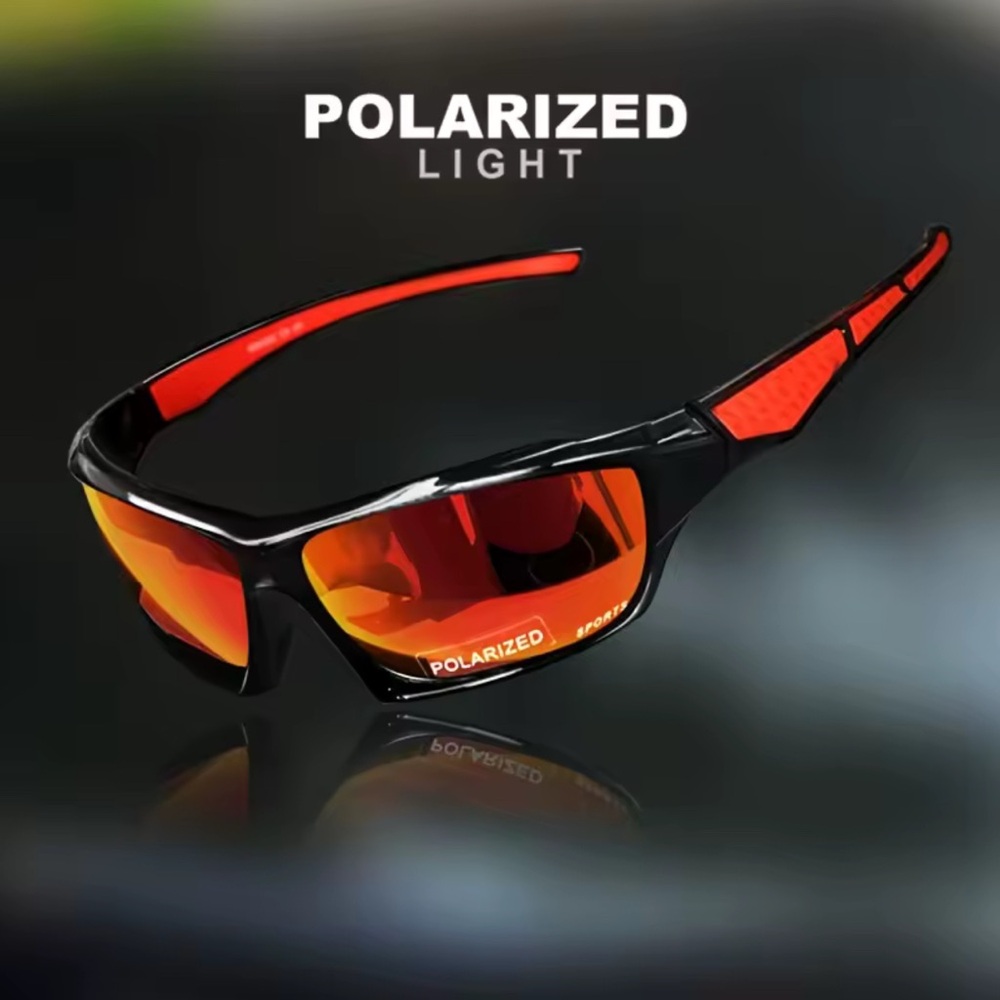 3PCS Polarized Sports Sunglasses Men Women Fishing Running Cycling UV400 Shades - Picture 4 of 9